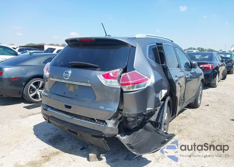2016 Nissan Rogue Sl из США, поврежденный, VIN JN8AT2MV5GW140392